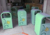 湛江91蝌蚪九色鋼製垃圾桶更節省廣告費