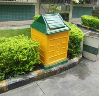 其它垃圾玻璃鋼回收桶