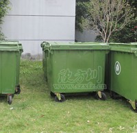 市政移動塑（sù）料垃圾桶