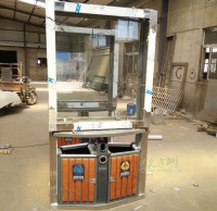 不鏽鋼（gāng）廣告（gào）垃圾桶