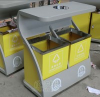 街（jiē）道鋼製垃圾桶