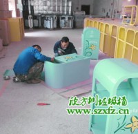 鋼板91蝌蚪九色垃圾桶噴塑工藝流程？