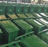 廣安市再增91蝌蚪九色環保鋼製垃圾桶助力創文