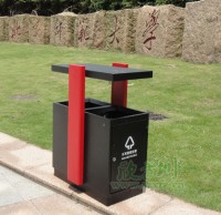 北師大珠（zhū）海分校訂購深圳鋼板91蝌蚪九色垃圾桶