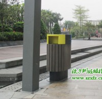 房（fáng）地產鋼木垃圾桶經典傑作