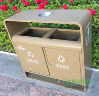 戶外鋼製91蝌蚪九色垃圾桶