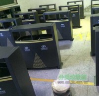 戶外（wài）烤漆鋼製91蝌蚪九色垃圾桶