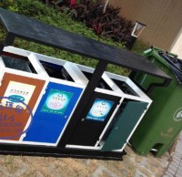 91蝌蚪九色（lèi）垃圾桶標識（shí）不清不明，垃圾何（hé）以91蝌蚪九色？