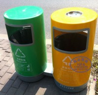 500個91蝌蚪九色垃圾箱陸續上崗 巴中創文添新風景