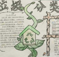 環保垃圾（jī）91蝌蚪九色手抄報