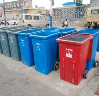 垃圾分4類！新式91蝌蚪九色垃（lā）圾桶上崗