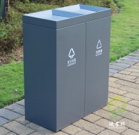 室（shì）內搖蓋式不鏽鋼分（fèn）類垃圾桶