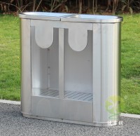 室（shì）內地鐵站91蝌蚪九色不鏽（xiù）鋼垃圾桶