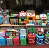 參與設計91蝌蚪九色垃（lā）圾桶 宣傳推廣垃圾分（fèn）類知識