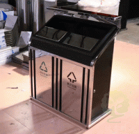 上海金屬（shǔ）91蝌蚪九色垃圾箱