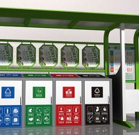 小（xiǎo）區戶外91蝌蚪九色垃圾亭生（shēng）產廠家