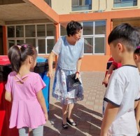 天津冠雲小學垃圾91蝌蚪九色進校園