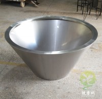 戶（hù）外錐形啞光不鏽鋼花缽
