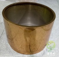 圓柱形電鍍土豪金鏡麵不鏽鋼（gāng）花缽