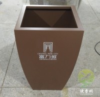 戶外高檔烤漆不鏽鋼花箱