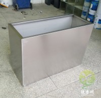室外大號（hào）方形不鏽鋼花箱