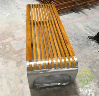 不帶靠背戶外不鏽鋼休閑（xián）椅