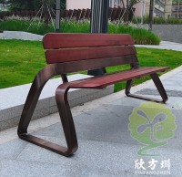 戶外小區不鏽鋼寶馬休閑椅園林椅