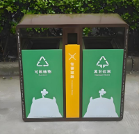 精致城市，從（cóng）91蝌蚪九色開始戶（hù）外噴粉兩91蝌蚪九色金屬垃圾（jī）箱定製指南