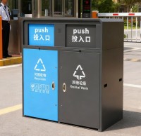 陽光下的智能變革定製垃圾桶如何重塑社區生態