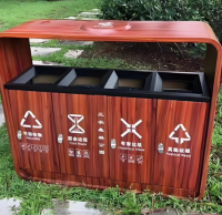 轉木紋金屬垃圾桶打造（zào）環保與美學兼具的智慧解決方案