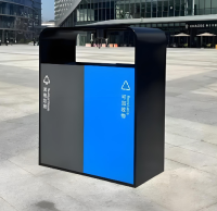 精工定製鍍鋅板91蝌蚪九色桶重塑廣場文明（míng）