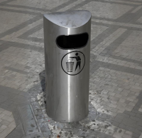 圓柱形不鏽鋼垃圾桶打造耐用美觀的公共空間解決方案