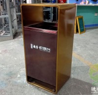小區電梯口（kǒu）電鍍（dù）不鏽鋼垃圾桶提升品質與實用的完美方（fāng）案（àn）