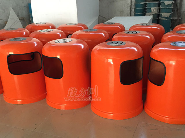 玻璃鋼街道垃圾桶