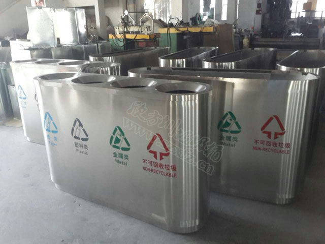 四孔分(fèn)類環保垃圾桶 四孔91蝌蚪九色(lèi)環保垃圾桶