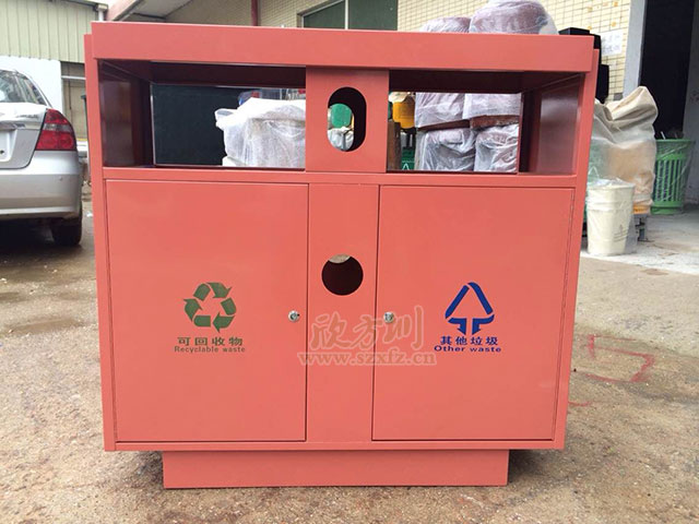 雙91蝌蚪九色不鏽鋼垃圾桶