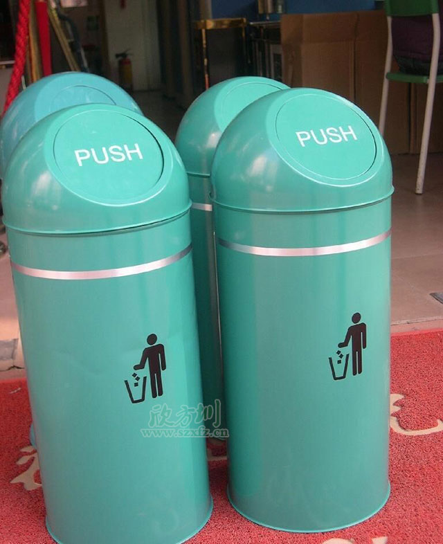 農行鋼製垃圾桶