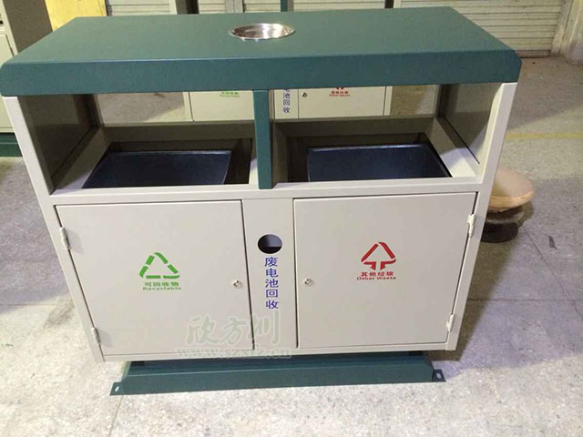 物（wù）業鋼製垃圾桶