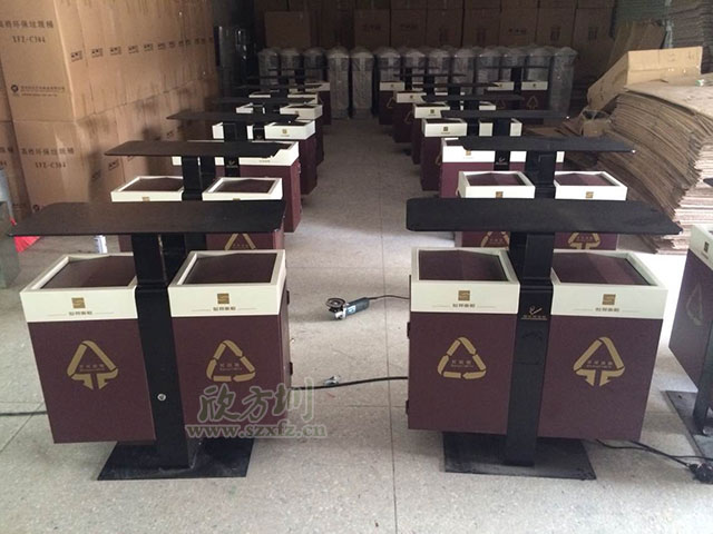 房地產鋼製垃圾桶