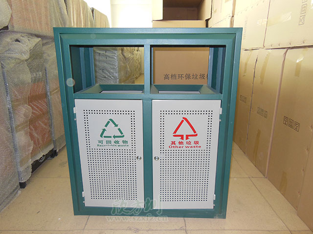 城鎮鋼製垃圾桶 城鎮鋼(gāng)製垃圾桶