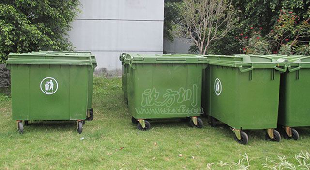 市政移動塑料垃（lā）圾桶