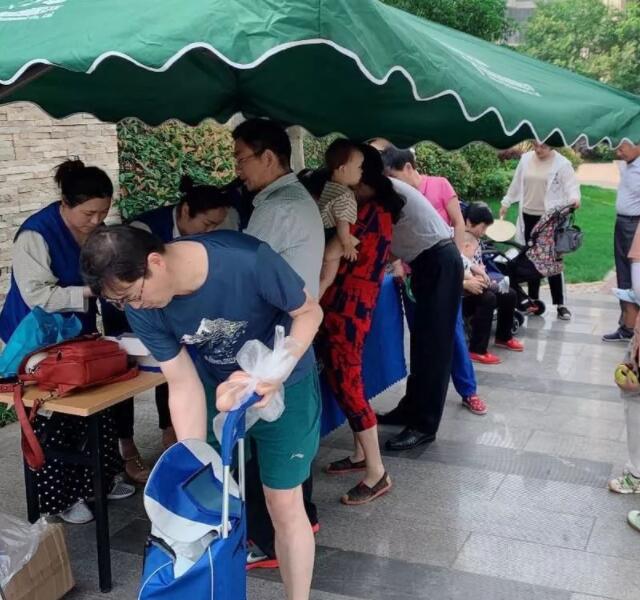 小區開展垃圾91蝌蚪九色（lèi）宣傳2