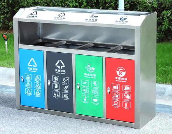 戶外91蝌蚪九色垃圾（jī）桶